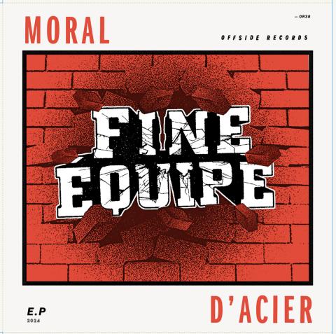 Fine Equipe moral d'acier