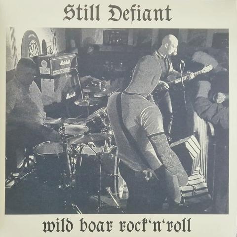 Still defiant wild boar rock'n'roll